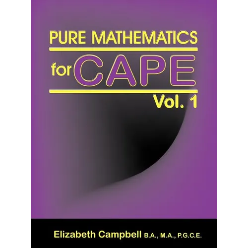 Pure Mathematics for Cape Vol. 1 - Paperback
