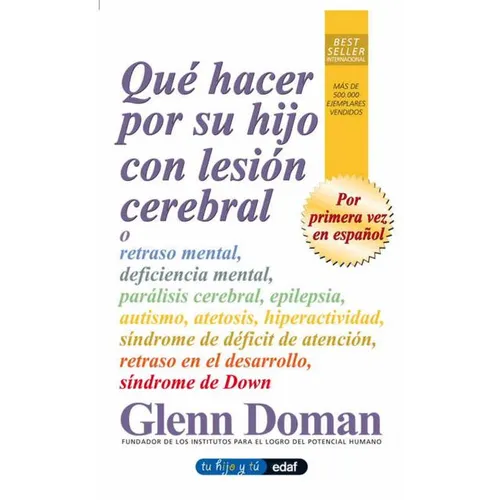 Que Hacer Por Su Hijo Con Lesion Cerebral - Paperback