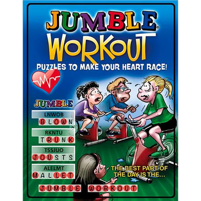 Jumble Workout: Puzzles to Make Your Heart Race! - Paperback