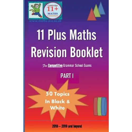 11+ Plus Maths Revision (Card) Booklet: For Competitive Grammar School Exams - Paperback