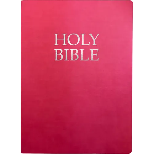 Kjver Holy Bible, Large Print, Berry Ultrasoft - Imitation Leather