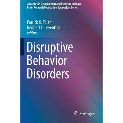 Disruptive Behavior Disorders - Paperback