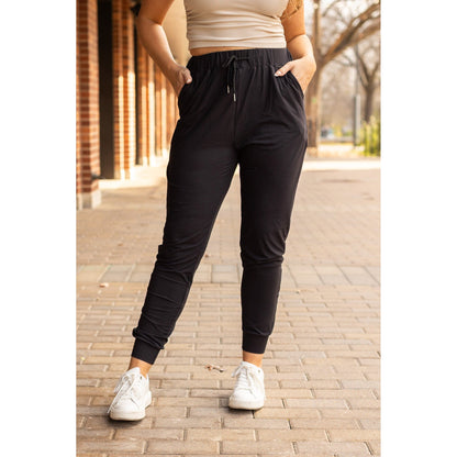 Reagan - Black Joggers