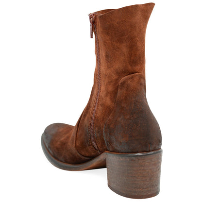 Tan Suede Ankle Boot