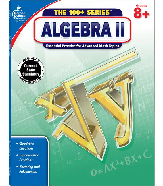 Algebra II, Grades 8 - 10: Volume 1 - Paperback