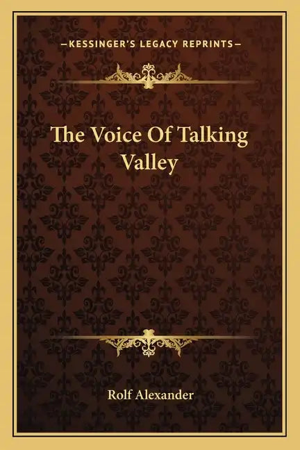 The Voice of Talking Valley - Paperback