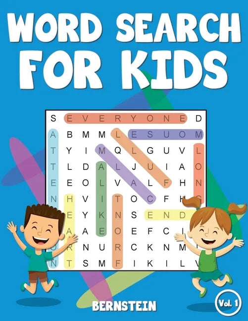 Word Search for Kids: 200 Easy Word Search Puzzles with Solutions - Large Print (Vol.1) - Paperback
