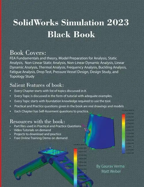 SolidWorks Simulation 2023 Black Book - Paperback