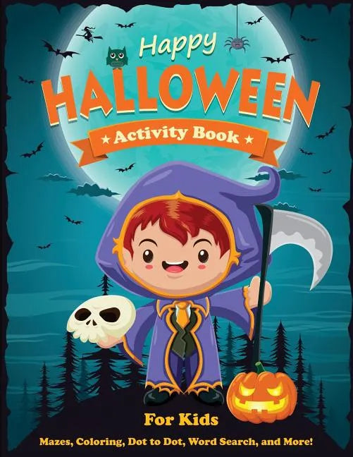 Happy Halloween Activity Book for Kids - Paperback