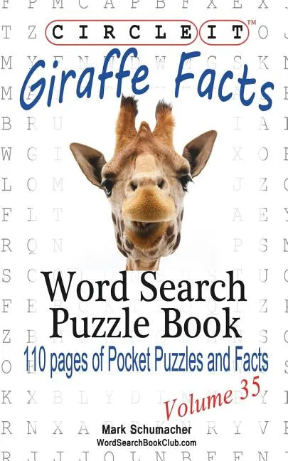 Circle It, Giraffe Facts, Word Search, Puzzle Book - Paperback