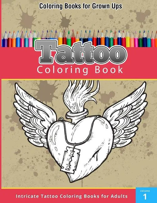Tattoo Coloring Book - Paperback