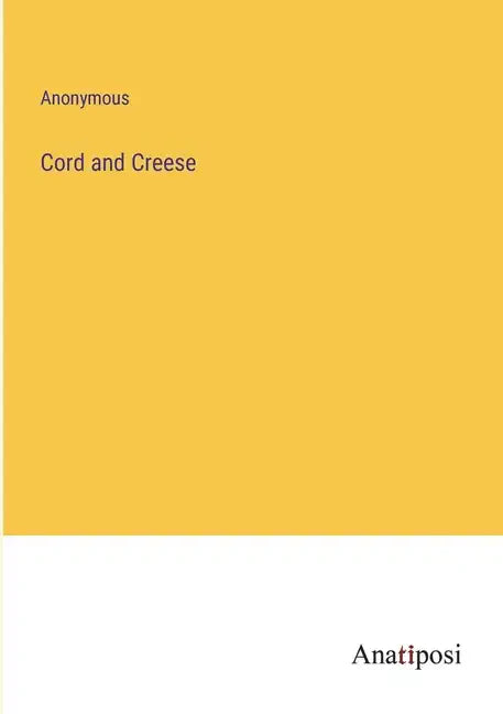 Cord and Creese - Paperback