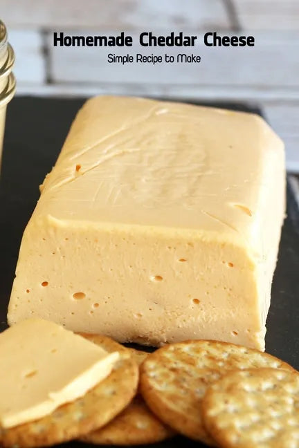 Homemade Cheddar Cheese: Simple Recipe to Make: Cookbook Homemade - Paperback