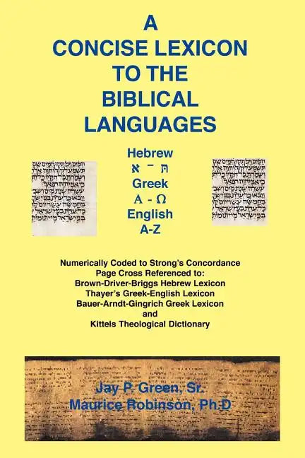 Concise Lexicon to the Biblical Languages - Paperback