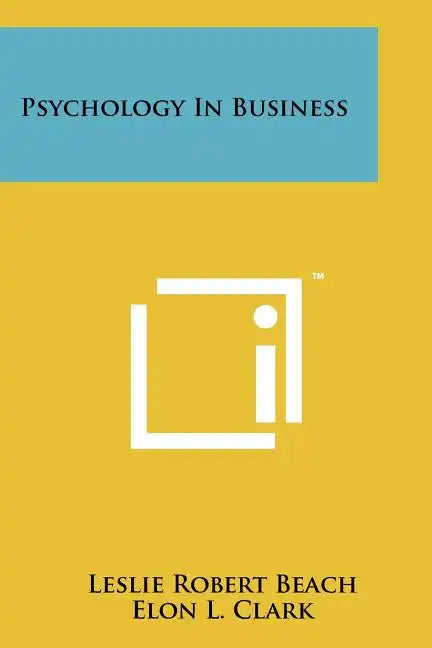 Psychology In Business - Paperback