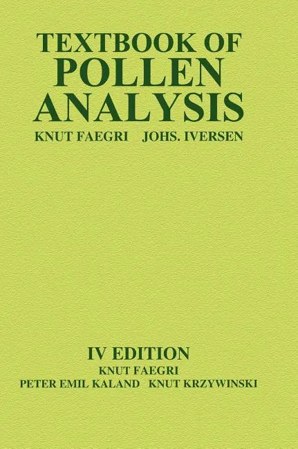 Textbook of Pollen Analysis - Hardcover