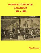 Indian Motorcycle Data Book 1920 - 1929 - Paperback