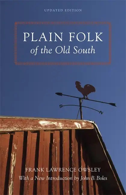 Plain Folk of the Old South - Paperback