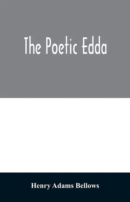 The poetic Edda - Paperback