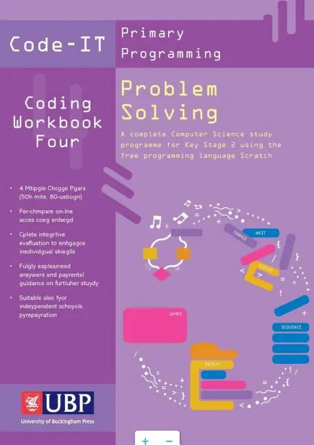 Code-IT Workbook 4: Problem Solving - Paperback