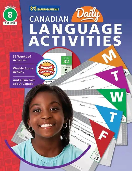 Canadian Daily Language Activities Grade 8 - Paperback