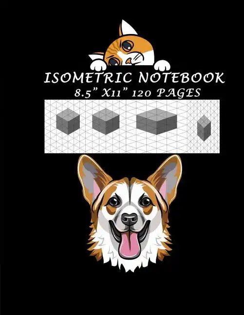 Isometric Notebook - 8.5" X 11" 120 Pages: Isometric Drawing Graph Paper Notebook: Grid of Equilateral Triangles, Useful for 3D Designs such as Archit - Paperback