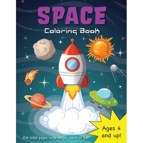 Space Coloring Book for Kids Ages 4-8! - Paperback