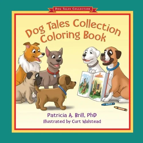 Dog Tales Collection Coloring Book - Paperback
