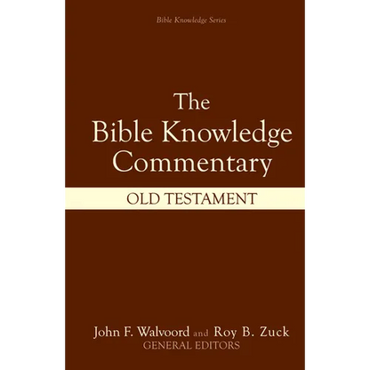 Bible Knowledge Commentary: Old Testament - Hardcover