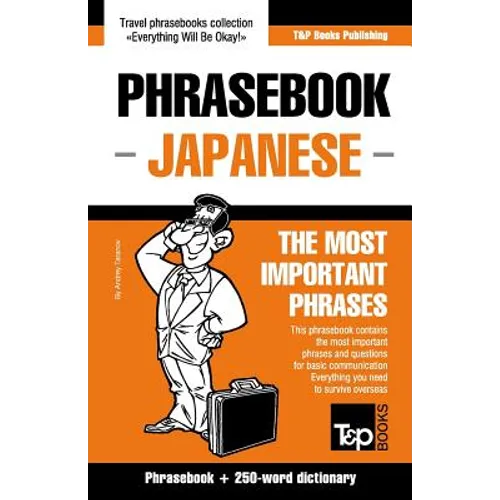 English-Japanese phrasebook and 250-word mini dictionary - Paperback