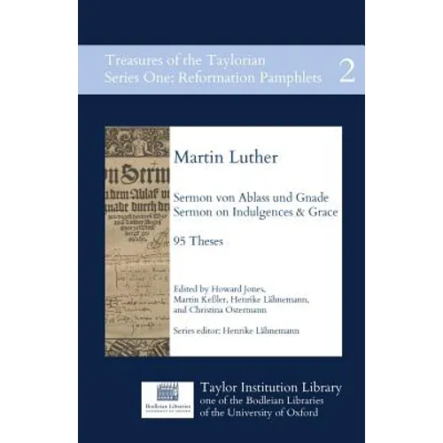 Sermon von Ablass und Gnade: Sermon on Indulgences and Grace, 95 Theses - Paperback