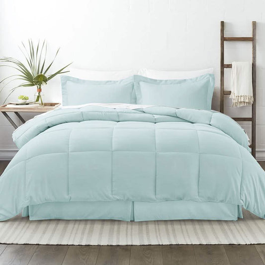 8-Piece: Bed in a Box Hypoallergenic Double Brushed Deep Pocket Set