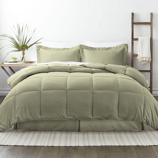 8-Piece: Bed in a Box Hypoallergenic Double Brushed Deep Pocket Set