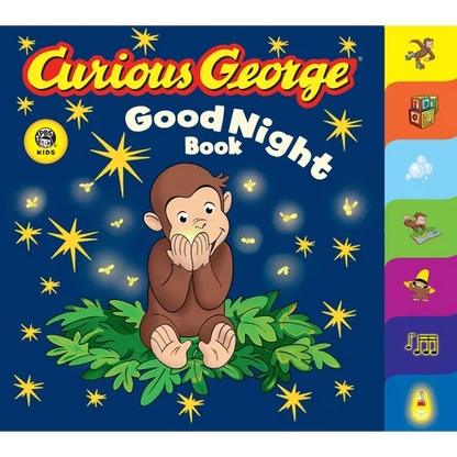 Curious George Good Night Book Tabbed - Board Book