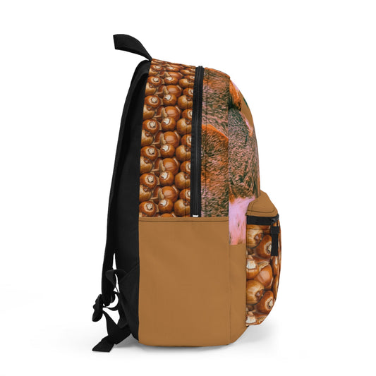 Backpack, Funny Squirrel Nut Saying, School Bag, Travel Backpack, Gift for Nature Lover, Outdoor Adventure Bag