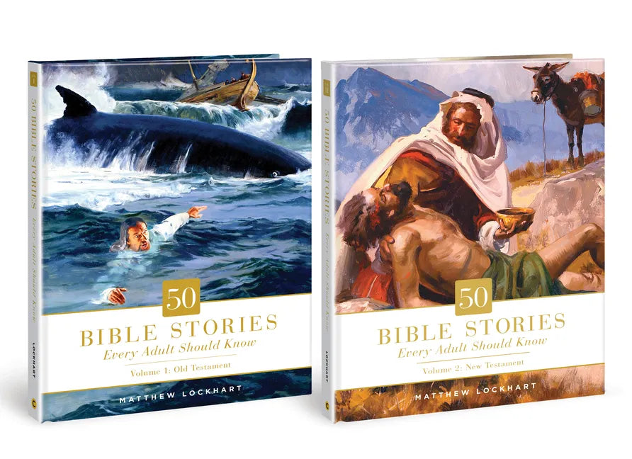 50 Bible Stories Every Adult Should Know: Two-Volume Set - Hardcover