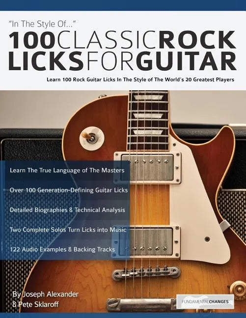 100 Classic Rock Licks for Guitar - Paperback