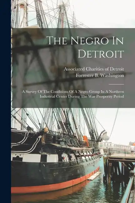 The Negro In Detroit: A Survey Of The Conditions Of A Negro Group In A Northern Industrial Center During The War Prosperity Period - Paperback