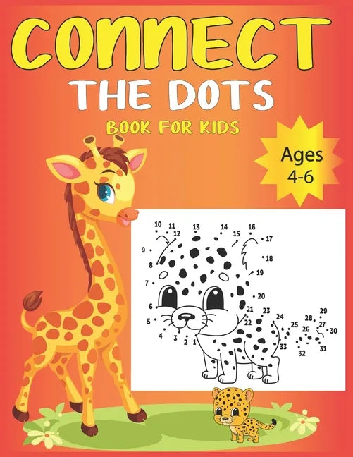 Connect The Dots Book For Kids Ages 4-6 - Paperback