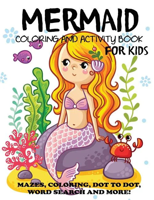 Mermaid Coloring and Activity Book for Kids - Paperback
