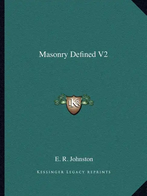 Masonry Defined V2 - Paperback