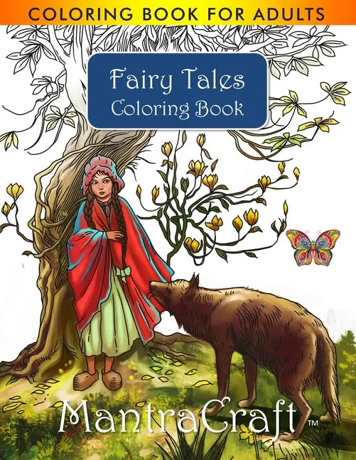 Coloring Book for Adults: Fairy Tales Coloring Book: Stress Relieving Designs for Adults Relaxation - Paperback
