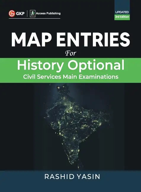 Map Entries for History Optional 3ed - Paperback