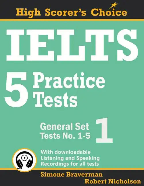 IELTS 5 Practice Tests, General Set 1: Tests No. 1-5 - Paperback