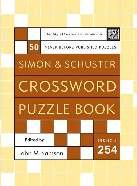 Simon & Schuster Crossword Puzzle Book - Spiral