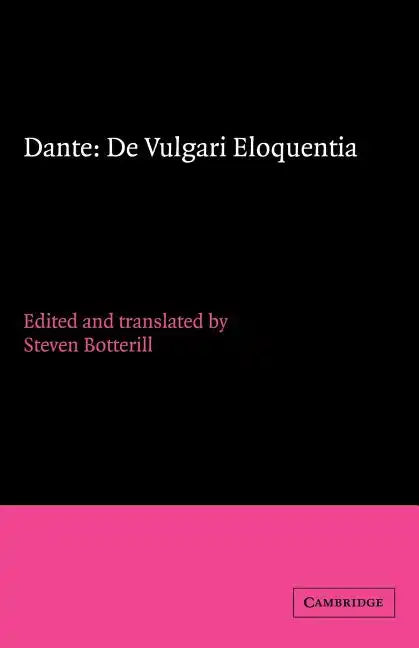Dante: de Vulgari Eloquentia - Paperback