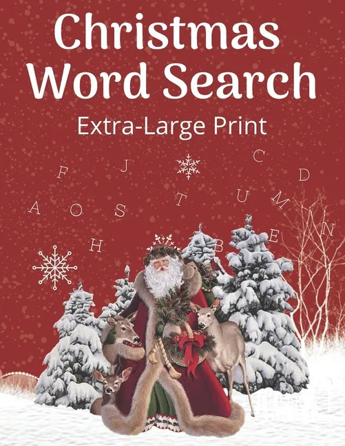 Christmas Word Search Extra-Large Print: Word Find Puzzle Book For Adults And Kids - Exercise Games Word Search Puzzles Activity Book with solutions - - Paperback
