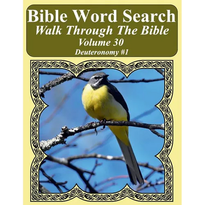 Bible Word Search Walk Through The Bible Volume 30: Deuteronomy #1 Extra Large Print - Paperback