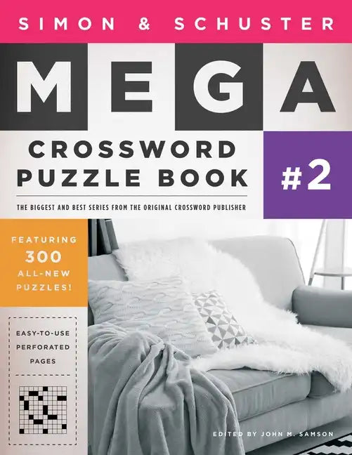 Simon & Schuster Mega Crossword Puzzle Book #2 - Paperback