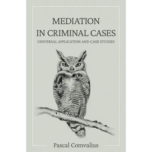 Mediation in Criminal Cases - Paperback